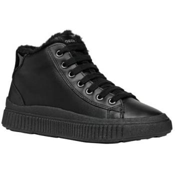 Geox Laquinny Black Girls' Sneakers, Size 39 EU