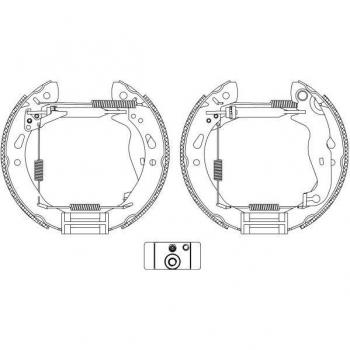 Kit de zapatas de freno TEXTAR 84069200, frenos de tambor
