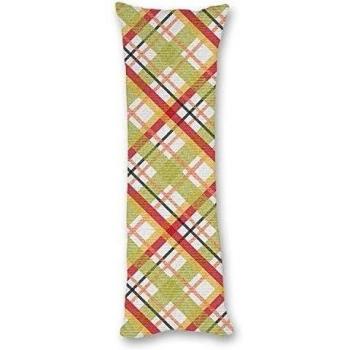 whiangsfoo Vintage Gingham dormitorio decro Accent almohada cuerpo funda de almohada 20 X54