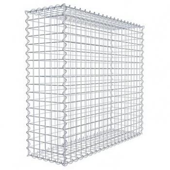Gavión de acero 100 cm x 90 cm x 30 cm, malla 5 x 5 cm, con espiral - fabricado en Alemania