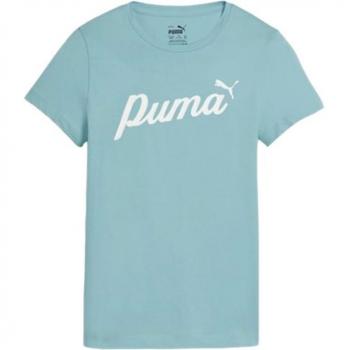 Camiseta Puma Essentials+ Script Infantil Lila