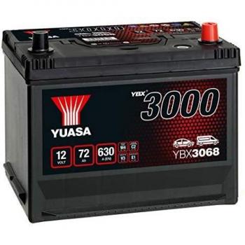 Yuasa YBX3068 Batería de coche SMF Starter recargable 12V 70Ah 570A