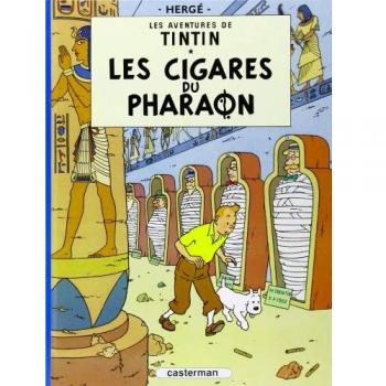 Álbum de Cómic Las Aventuras de Tintin Tomo 4: Los Cigares del Faraón - Hergé