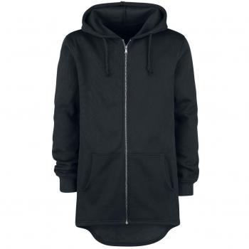 Forplay Vokuhila Sweat Parka Sudadera capucha con cremallera Negro 4XL