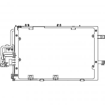 BEHR HELLA SERVICE 8FC 351 300-604  Condensador, aire acondicionado