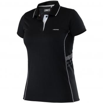 Head Club Technical, Polo para Mujer, Negro