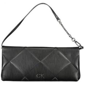 Calvin Klein Re-Lock Quilt Black Wristlet Clutch Bag