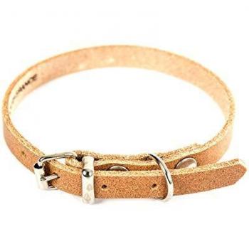Collar de perro de cuero Martin Sellier con correa incluida