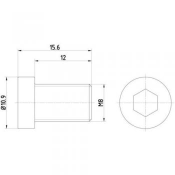 Tornillo de disco de freno HELLA 8DZ 355 209-091 para BMW