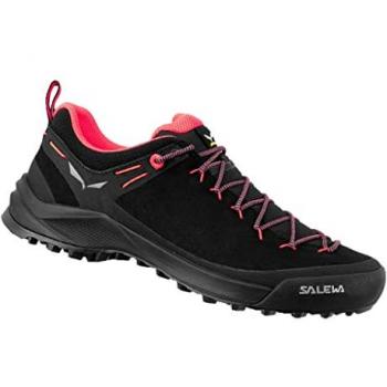 Botas de Senderismo Salewa Wildfire de Cuero para Mujer, color negro y rosa, talla 38
