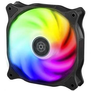 SilverStone Technology SST-AB120R-ARGB - Ventilador de enfriamiento de la Caja de la computadora Air Blazer 120 mm, cojinete de Fluido, Alto Flujo de Aire, RGB direccionable