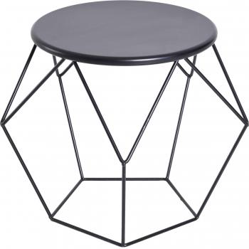 Mesa de Centro Metálica Redonda para Comedor y Sala de Estar con Diseño Nórdico y Minimalista
