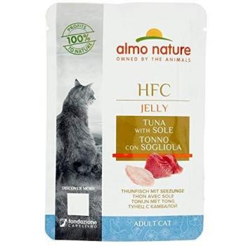 Almo Nature HFC Jelly Pouches 24 x 55g - Tuna and Sole Economy Pack