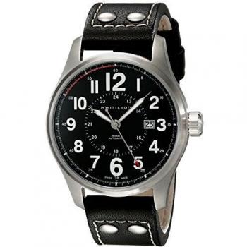 Hamilton Men's Analogue Automatic Watch with Leather Strap H70615733