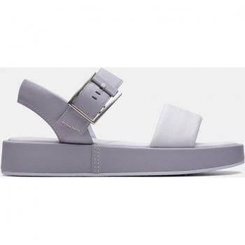 Clarks Alda Strap Lilac Combi Leather Women's Slingback Sandals