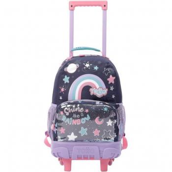 TOTTO Mochila Escolar Mediana con Ruedas Shainy Multicolor