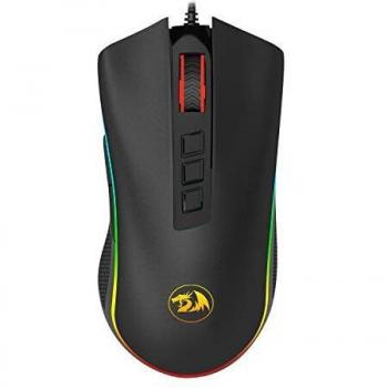 Mouse Gamer Redragon M711-FPS Cobra, Óptico, RGB, Alámbrico USB-A, 24000 DPI, 8 Botones, Negro