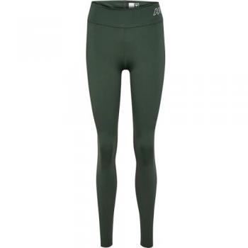 Leggings Hummel Te Fundamental Verde Kaki Mujer L