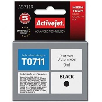 Activejet Tinta Expacjaep0213 Ae-711R Recarga para Epson T0711 Negro