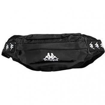 Kappa 3036YM0 Bolsa de Cintura para Adultos, Negro
