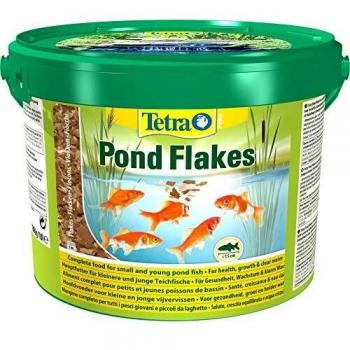Copos Tetra para Peces de Estanque 10 Litros - Alimentación Flotante Ideal para Peces Jóvenes y Pequeños