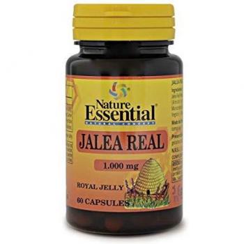 NATURE ESSENTIAL | Jalea Real 1000 mg | Refuerza el Sistema Inmunológico y Aporta Gran Energía y Vitalidad | Para Mejorar y Subir tus Defensas | Royal Jelly | 60 Cápsulas