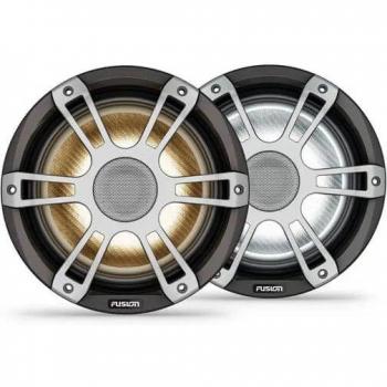 Fusion Signature Series 3i 8.8 CRGBW Sports Speakers - Grey, 330 Watts, Sport Grille Gray