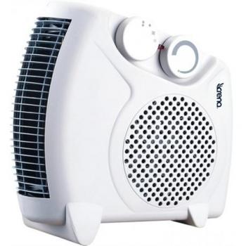 Crena 8757 Calefactor de suelo vertical, 2.000 W, 4 potencias, Blanco