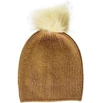 PIECES PCBINA Wool Hood Noos Sombrero, Natural, Talla única para Mujer