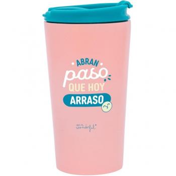 Taza térmica take away: Abran paso, que hoy arraso.