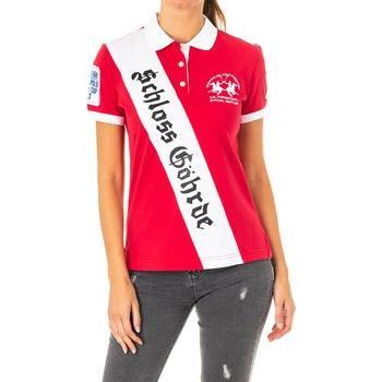 La Martina - Polo manga corta con cuello de solapa 2WPG77 para mujer