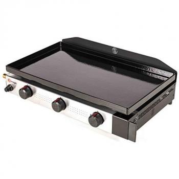 Plancha de gas SOMAGIC Solia 300 - 3 quemadores - 61,5 x 36,5 cm - Negra