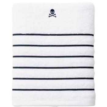 Toalla de Manos Blanca Rayada 50x100cm 100% Algodón 470GSM Scalpers Home
