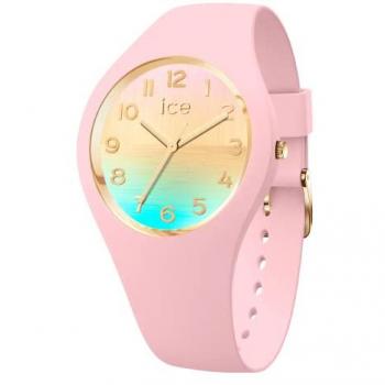 Reloj ICE WATCH 021362 - ICE Horizon Rosa Girly - Analógico, Correa de Silicona, Mineralglas, 34mm