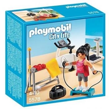PLAYMOBIL Mansión Moderna de Lujo - Playset Sala de Gimnasio