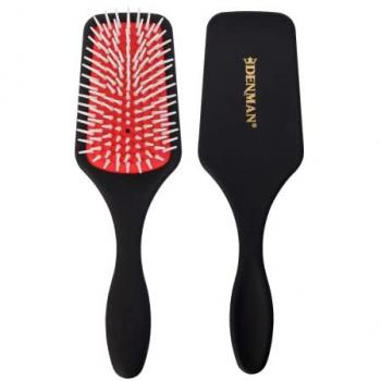 Vibrant Leopard Detangling Hairbrush - Adi Srl Tangle Teezer, Black Mini Paddle Brush - Denman D38