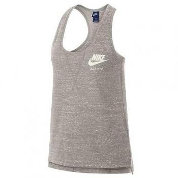 Nike W NSW Gym Vntg Camiseta, Mujer, Beige