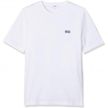 Boss Tee-Shirt Manches Courtes, Camiseta para Niños, Blanco