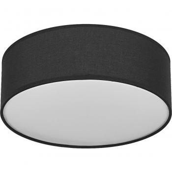 Plafón LEDVANCE ORBIS PARIS Ø 30cm negro E27, diseño moderno, apto para bombillas inteligentes, interior IP20