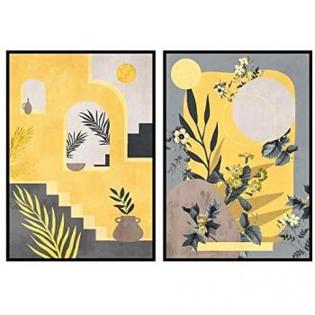 Cuadro DKD Home Decor 83 x 4,5 x 123 cm Escandinavo (2 Unidades)