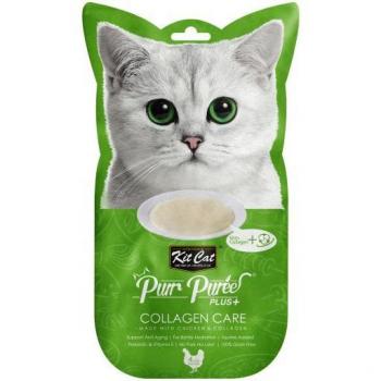 Kit Cat Purrpureeplus Pollo Collagen Care 60 Gr