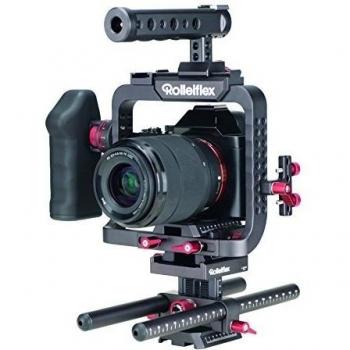 Rollei Rolleiflex 4K S-Cage - Jaula estabilizadora para cámara de vídeo, Color Negro