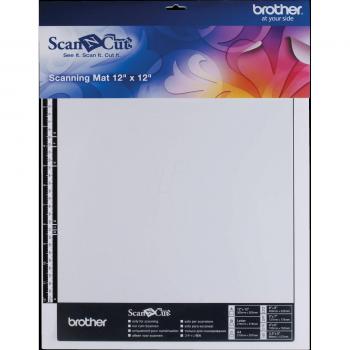Brother CAMATS12 Scan-N-Cut - Alfombrilla de escaneo, Color Blanco