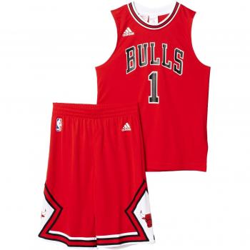adidas Y JRSY/Short - Chándal para niño, color rojo / blanco / negro, talla 152
