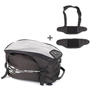 Bolsa de depositó Suzuki GSX 1100 G Bagster Motion XSR070 12-18 litros negro + Refuerzo para tanques TAB Imán XAC220