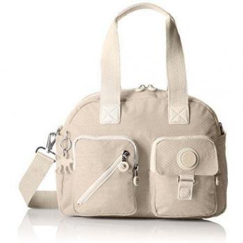 Kipling Defea BPC Bolso Bandolera, Color Hueso