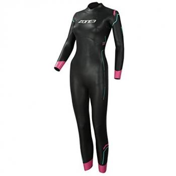 Zone3 Traje de Neopreno Agile para Mujer, Negro/Rosa/Turquesa, 2XL