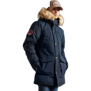Superdry Everest Parka - Men's Navy Blue Jacket