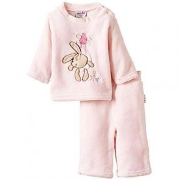Julius Hüpeden Welcome Little Baby aus Fleece mit Oberteil und Hose - Ropa para niñas, Rosa
