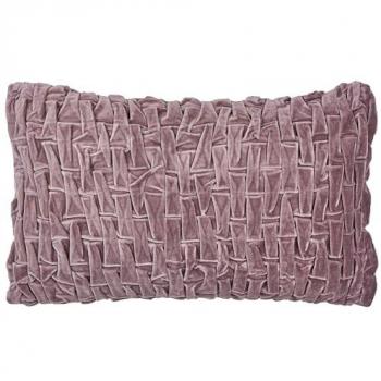 Cojín Decorativo de Terciopelo Violeta 30 x 50 cm Estilo Moderno Tradicional Chirita